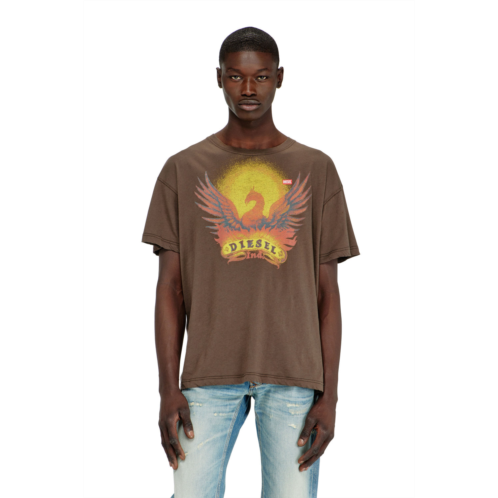 Diesel regular t-shirt with phoenix print