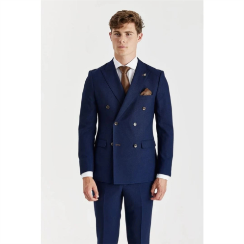 Paul Andrew birdseye double breasted blazer