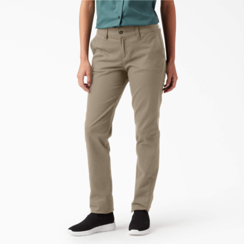 Dickies womens skinny twill pants