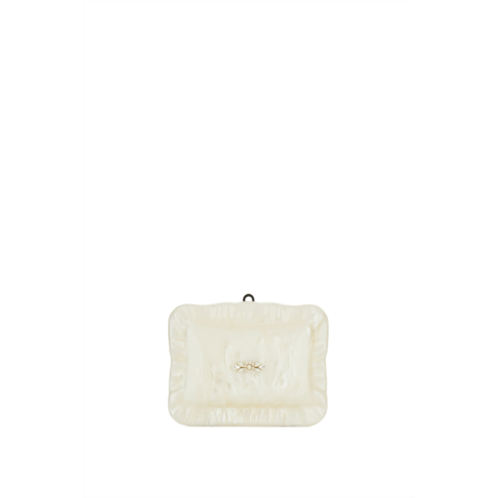 SIMONE ROCHA pearl crossbody flower faux pearl shoulder bag