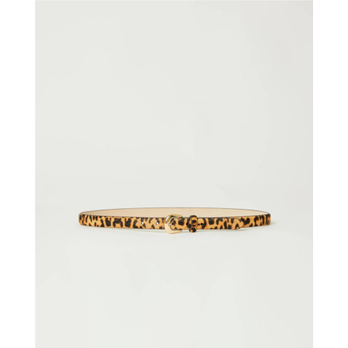 B-LOW THE belt womens kennedy mini calf-hair leather belt in cheetah gold