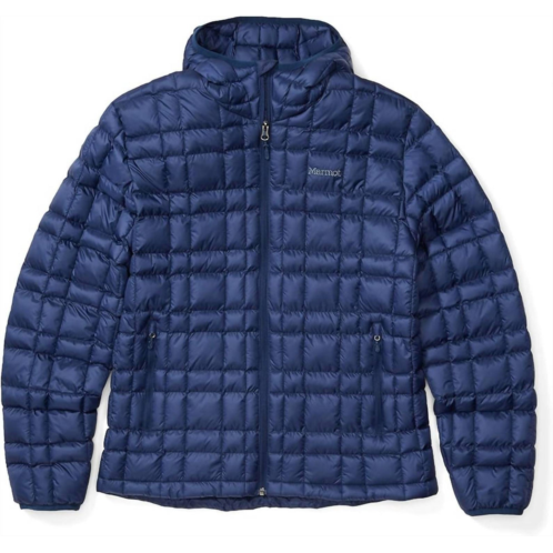 MARMOT mens featherless hoody in arctic navy