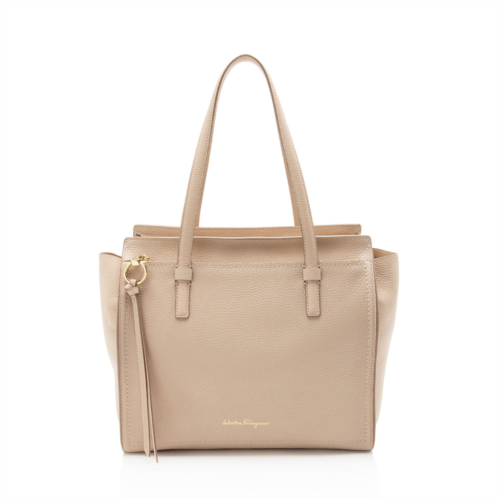 Ferragamo leather amy medium tote