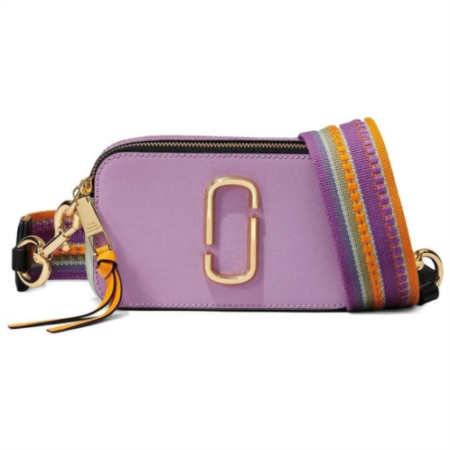 marc jacobs snapshot color-blocked crossbody bag - regal orchid multi
