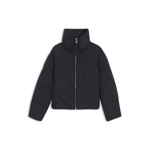BOSS zippered puffer jacket in lustrous fabric
