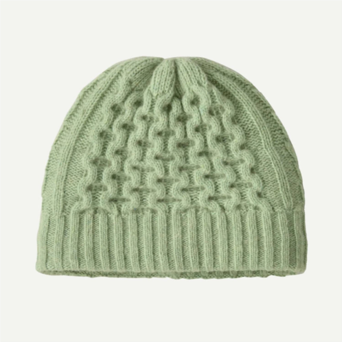 Patagonia unisex coastal cable beanie in lichen green