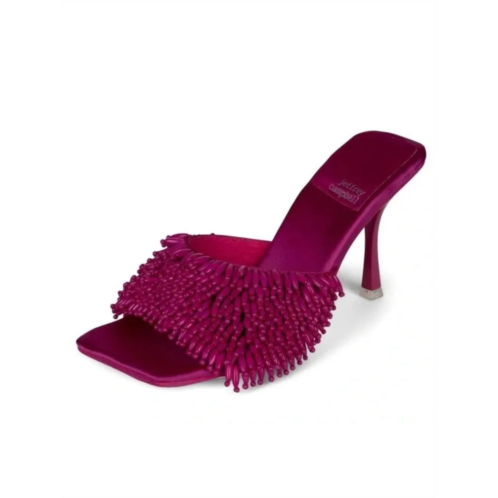 Jeffrey Campbell kinsley beaded heels in fuchsia