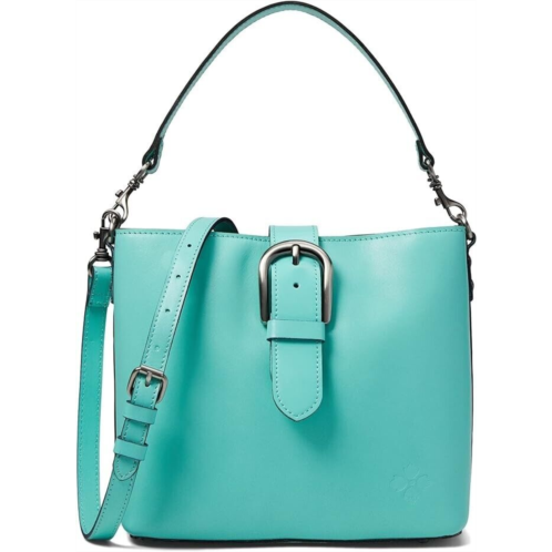 Patricia Nash womens irving bucket bag mint green leather crossbody strap jdm456