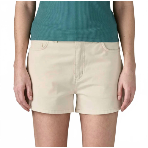Patagonia womens classic shorts in natural