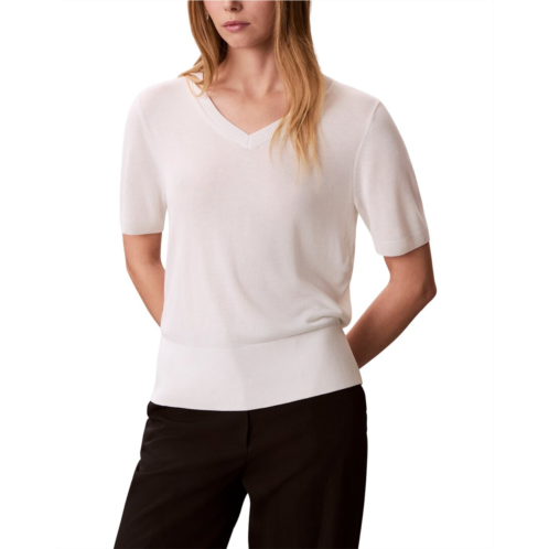 Calvin Klein viscose knit sweater t-shirt