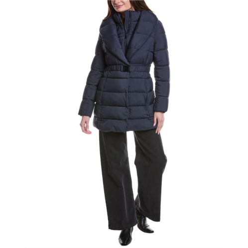 Kenneth Cole powder-touch puffer coat