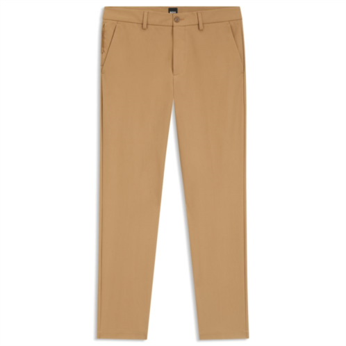 BOSS slim-fit pants in a stretch-cotton blend