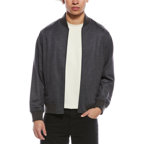 Theory clean wool-blend bomber jacket