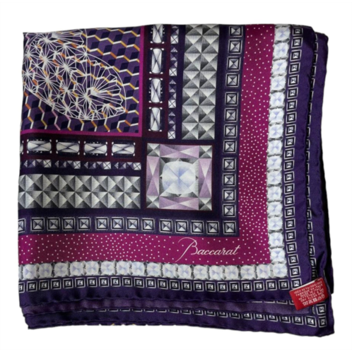 Baccarat 2809962 ladies louxor twillsilk maxi tie purple scarf