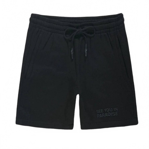 JORDAN CRAIG mens retro paradise tonal shorts in black