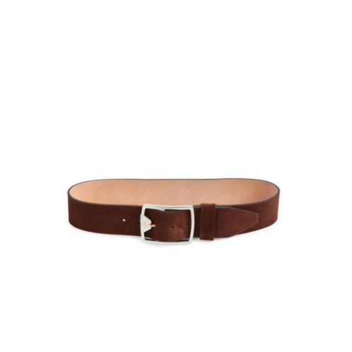 Rag & Bone women jumbo boyfriend belt in brown