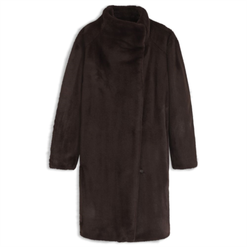 BOSS relaxed-fit teddy coat
