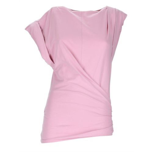 ISABEL MARANT neutrals maisan draped front cotton t-shirt