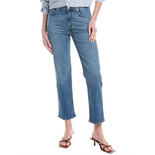 Rag & bone hattie mid-rise ankle visalia straight leg jean