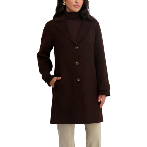 Tahari mari long wool-blend coat