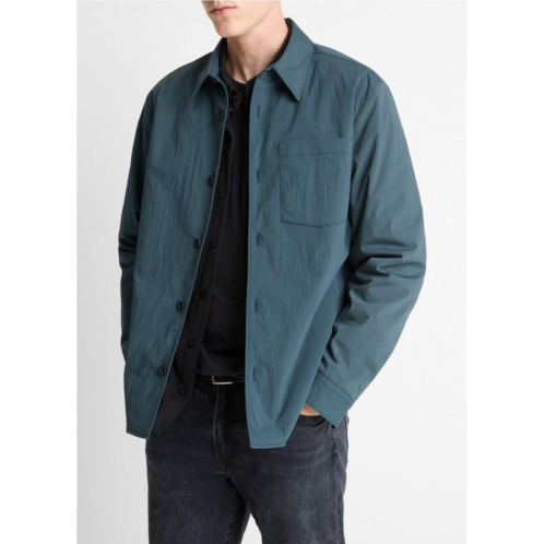 Vince insulated tech-cotton shirt jacket