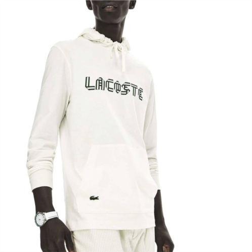 LACOSTE mens logo sweatshirt in flour