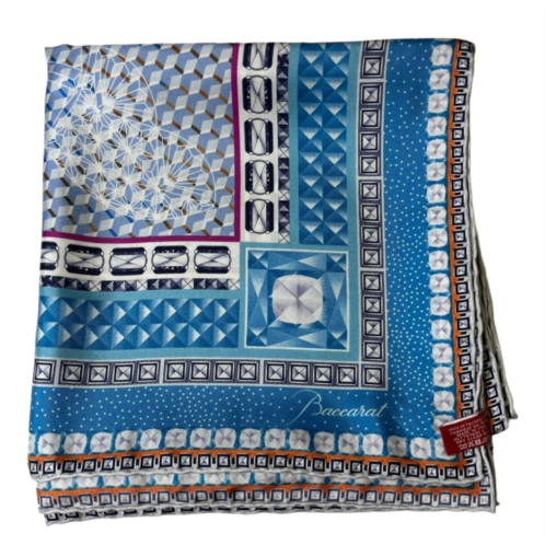 Baccarat 2809895 ladies louxor twillsilk maxi tie light blue scarf