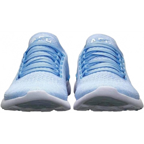 APL womens techloom breeze shoe in ice blue/white/melange