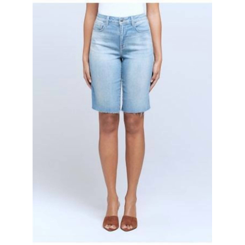 taylor high rise denim short in ashford