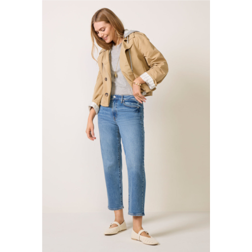 PISTOLA womens aleks crop straight jean