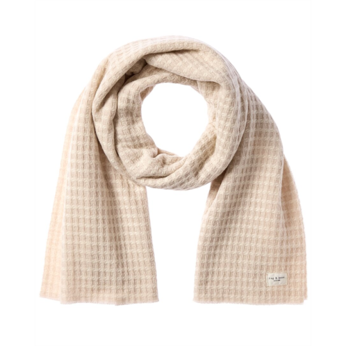 rag & bone joni waffle wool scarf