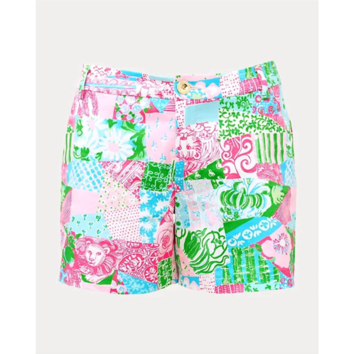 Lilly Pulitzer womens callahan mid-rise short in crazy quilt multi