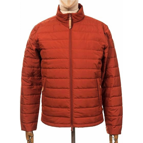 Fjallraven mens kiruna quilted jacket in autumn leaf