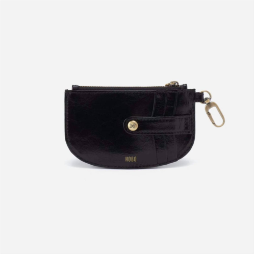 HOBO womens luna card pouch in black