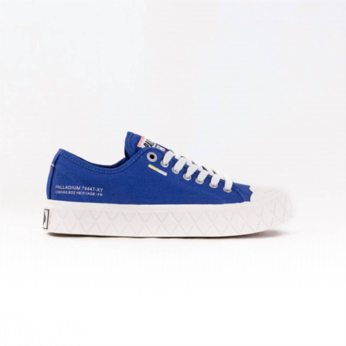 Palladium womens palla ace cvs organic sneakers in retro blue