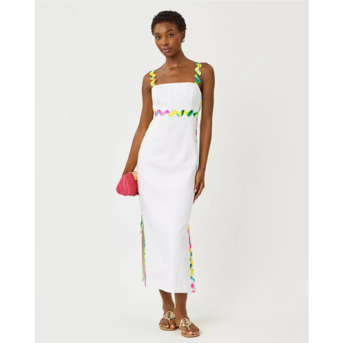 Lilly Pulitzer mikayla linen midi dress