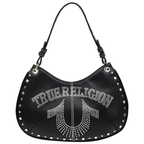 true religion studs and bling horseshoe hobo bag