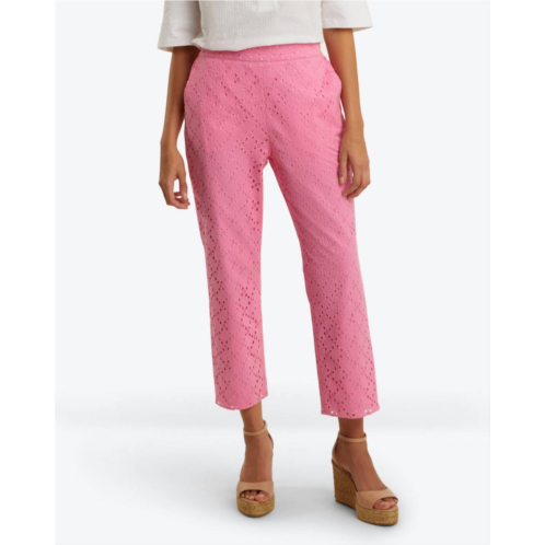 Draper James eyelet pants in sachet pink eyelet