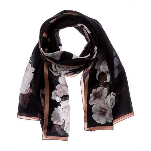 Jimmy Choo logo silk scarf