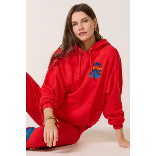 AVIATOR NATION womens all seasons circle pullover hoodie