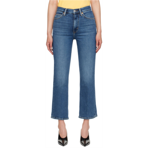 RE/DONE 70s crop boot jeans in mid 70s