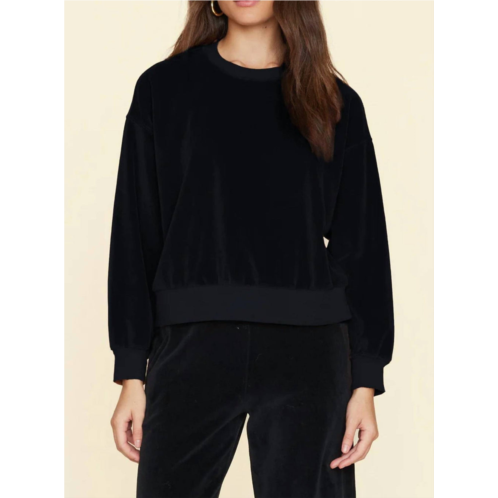XIRENA huxley sweatshirt in black