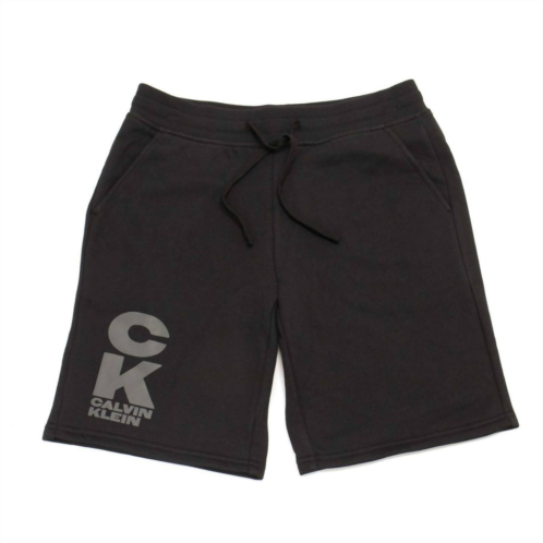 CALVIN KLEIN mens nyc triple logo short in black beauty