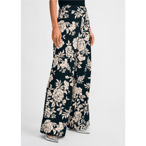 Isaac Mizrahi wide leg floral pant