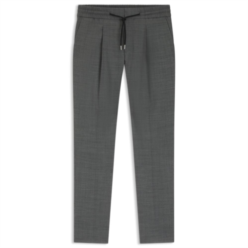 HUGO slim-fit trousers in wool-blend sharkskin