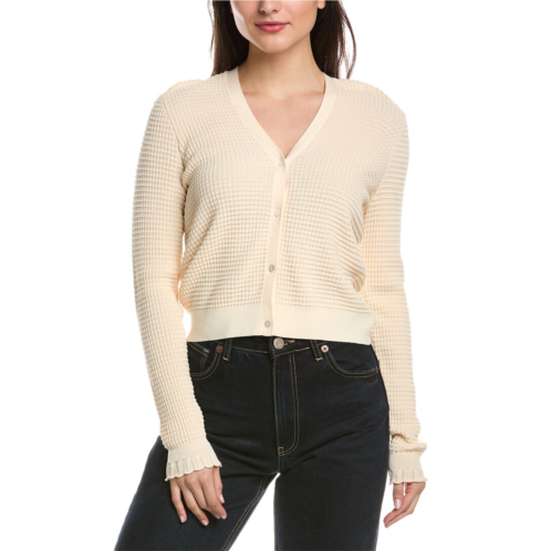 Theory lace trim cardigan