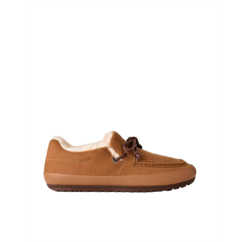 chestnut quill slip-on uggplush suede loafers