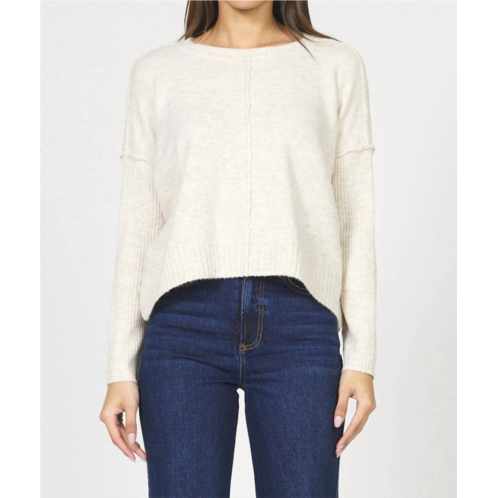 DEAR JOHN DENIM ayat sweater in pearl cream