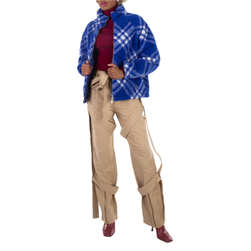 Burberry reversible check fleece jacket