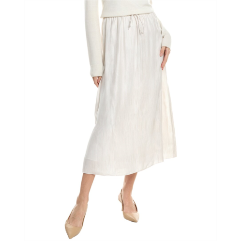 ATM Anthony Thomas Melillo drawstring silk maxi skirt